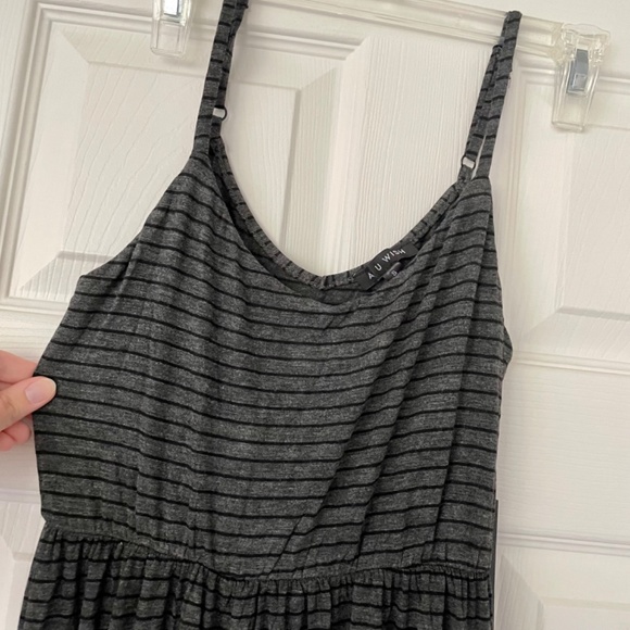 Charcoal Gray Maxi Dress - Picture 3 of 4